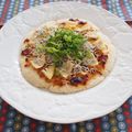 バカリャウ's cooksnap of when they made ランチにも＊たけのことしらすの和風ピザ.