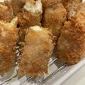 105♡'s cooksnap of when they made 筍とチーズの肉巻きフライ.