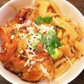 Sun Flover's cooksnap of when they made ラーメンにも♪竹の子で【豚メンマ丼】.