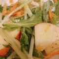 クックS5N2AF☆'s cooksnap of when they made レンジで簡単。水菜と人参の爽やかサラダ.