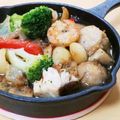 り～たん。's cooksnap of when they made ゆかりのイブクロ　　海鮮アヒージョ.