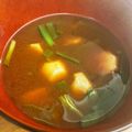 サーオ's cooksnap of when they made 秋です。旬な里芋とニラのみそ汁.