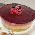 わか★'s cooksnap of when they made ＊冷凍ラズベリーでレアチーズケーキ＊.