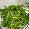れもきあ's cooksnap of when they made ビルズ風♪パクチーとアボカドのサラダ☆.