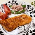 kpえもん♪'s cooksnap of when they made サラダエレガンスでサーモンのムニエル.