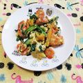 ﾁｲﾁｬﾝﾏﾏ's cooksnap of when they made 【お家で簡単中華】海老とニラの卵炒め.