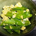 はちみつlove's cooksnap of when they made 絹さやのふわとろ卵とじ.