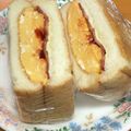 Etsu☆ko's cooksnap of when they made 朝食に！スクランブルエッグサンドver..