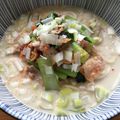 北京パンダ's cooksnap of when they made ☆簡単☆江戸菜キムチの冷製豆乳うどん.