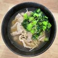 mtmh's cooksnap of when they made 妊婦飯♪小松菜と豚肉のおうどん.