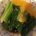 クックHPXE83☆'s cooksnap of when they made とろ～り卵醤油で♡行者にんにくのおひたし.