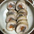 ぴよそら♪'s cooksnap of when they made 鶏もも肉のゴボウ＆ニンジン巻き.