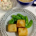 ユリchan＊'s cooksnap of when they made おかず級！豆腐の照りマヨステーキ.