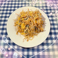 ☆hironon☆'s cooksnap of when they made もやしと大葉の卵とじ.
