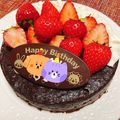 たくぽんす's cooksnap of when they made 我が家の濃厚チョコケーキ（小麦粉不使用）.