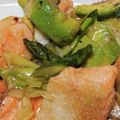 monjimari's cooksnap of when they made 鮭とアボカドのねぎ塩ソテー.