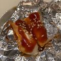 ラクラクダ's cooksnap of when they made お弁当に☆塩シャケの☆ケチャップ焼き.
