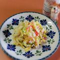 Newチヨコっと♪'s cooksnap of when they made クレソルだけ～♡かにかまとキャベツ炒め★.