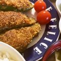 ちわこず's cooksnap of when they made 懐かしい母の味！ピーマンの肉詰めフライ.