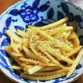 まろんぴ's cooksnap of when they made 簡単＆シャキシャキ！ヤーコンの酢醤油炒め.
