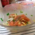 ののの46's cooksnap of when they made 塩サーモンユッケ.