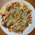 しまちょ★'s cooksnap of when they made 豆腐でふわふわオートミールお好み焼き.