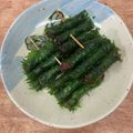 マロン♪♪♪'s cooksnap of when they made 大葉の味噌巻き.