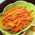 わたさな2016's cooksnap of when they made 人参の甘さ引き立つ塩麹じゃこ炒め煮.