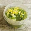 さくらん餅's cooksnap of when they made 豆苗、コーン、ふわふわ卵のスープ.