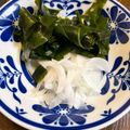 ねずみんパラダイス's cooksnap of when they made ワカメ玉ねぎ…わさび醤油.