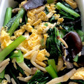 mauzai's cooksnap of when they made 【野菜】小松菜ときのこの卵炒め.