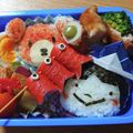 博多はむこ's cooksnap of when they made 簡単！可愛い♪キャラ弁☆こどもの日弁当♪.