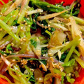 しゅがーぐらいだー's cooksnap of when they made みょうがと三つ葉の胡麻おかか和え.