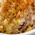 MULA's cooksnap of when they made 【ひとりメシ】天丼風？揚げ玉めんつゆご飯.