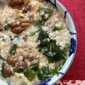ぐりtoぐら's cooksnap of when they made なめこと卵のオートミール雑炊.