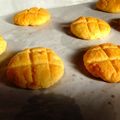 のんこむぎ星人's cooksnap of when they made ★糖質オフ！＊メロンパン風クッキー＊♪.