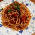 yumelon88's cooksnap of when they made ワンポット★簡単ツナのトマトソースパスタ.