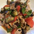 梛の風's cooksnap of when they made ナスとトマトの甘酢炒め.