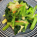 juni1532's cooksnap of when they made 白だしで。油揚げと小松菜の煮浸し.