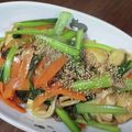 ワタまさちゃん's cooksnap of when they made 10分✿鶏ささみの野菜たっぷり照り焼き✿.