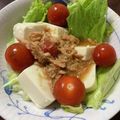 なつっこりー's cooksnap of when they made 簡単！ツナソースでいただく豆腐サラダ.