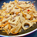☆はあ☆'s cooksnap of when they made 簡単!!鶏挽き肉と蓮根のきんぴら.