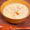 ミスチェリベリ♡'s cooksnap of when they made ほっこり簡単☆豆乳スープ♪.
