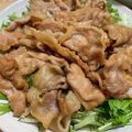 クックF0V09U☆'s cooksnap of when they made 熱冷？豚焼きしゃぶとキュウリのサラダ.