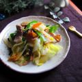 haruku221's cooksnap of when they made 低温調理でガッツリ野菜炒め.