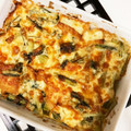 ♡まーちゃん♬'s cooksnap of when they made 小松菜と厚揚げの味噌マヨチーズ焼き.