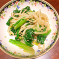 ステルトミチル's cooksnap of when they made もやしとほうれん草のナムル☆簡単.