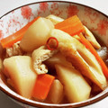 気まぐれ♡雨おんな's cooksnap of when they made 簡単＊カブと油揚げとちくわの煮物.