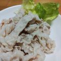 往きつ戻りつ's cooksnap of when they made ズボラレシピ★豚の冷しゃぶ風さっぱり炒め.