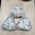 risuyama's cooksnap of when they made 海老天風味の揚げ玉おにぎり。.